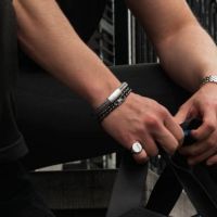 AZE JEWELS | Ring Signet - Inox Maat 20 3